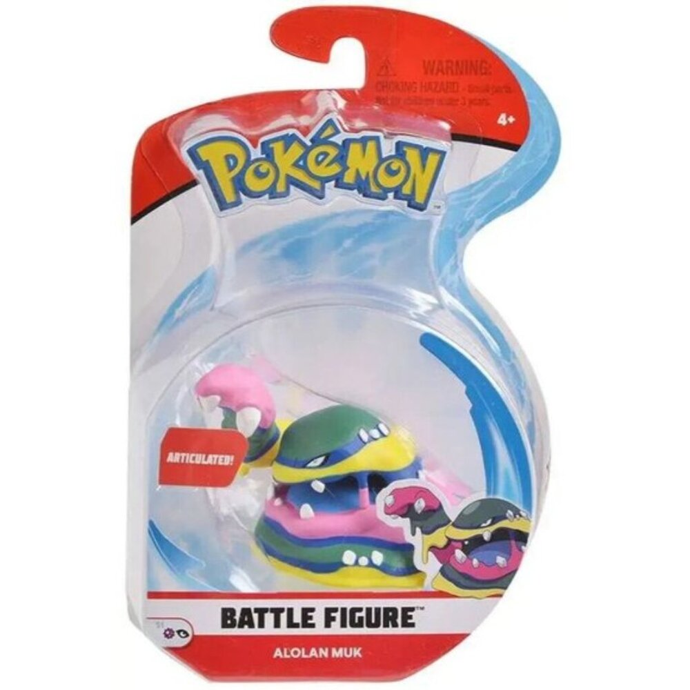 Pokemon Battle Figure Action Figure Alolan Muk 2018 Nintendo